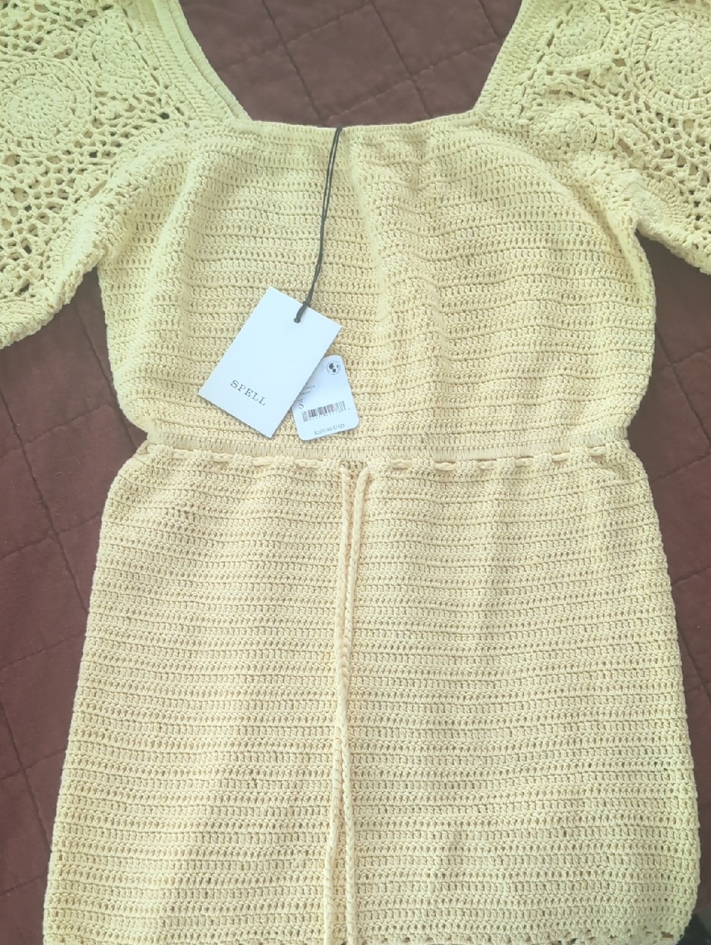Spell Let The Sunshine In Crochet Dress